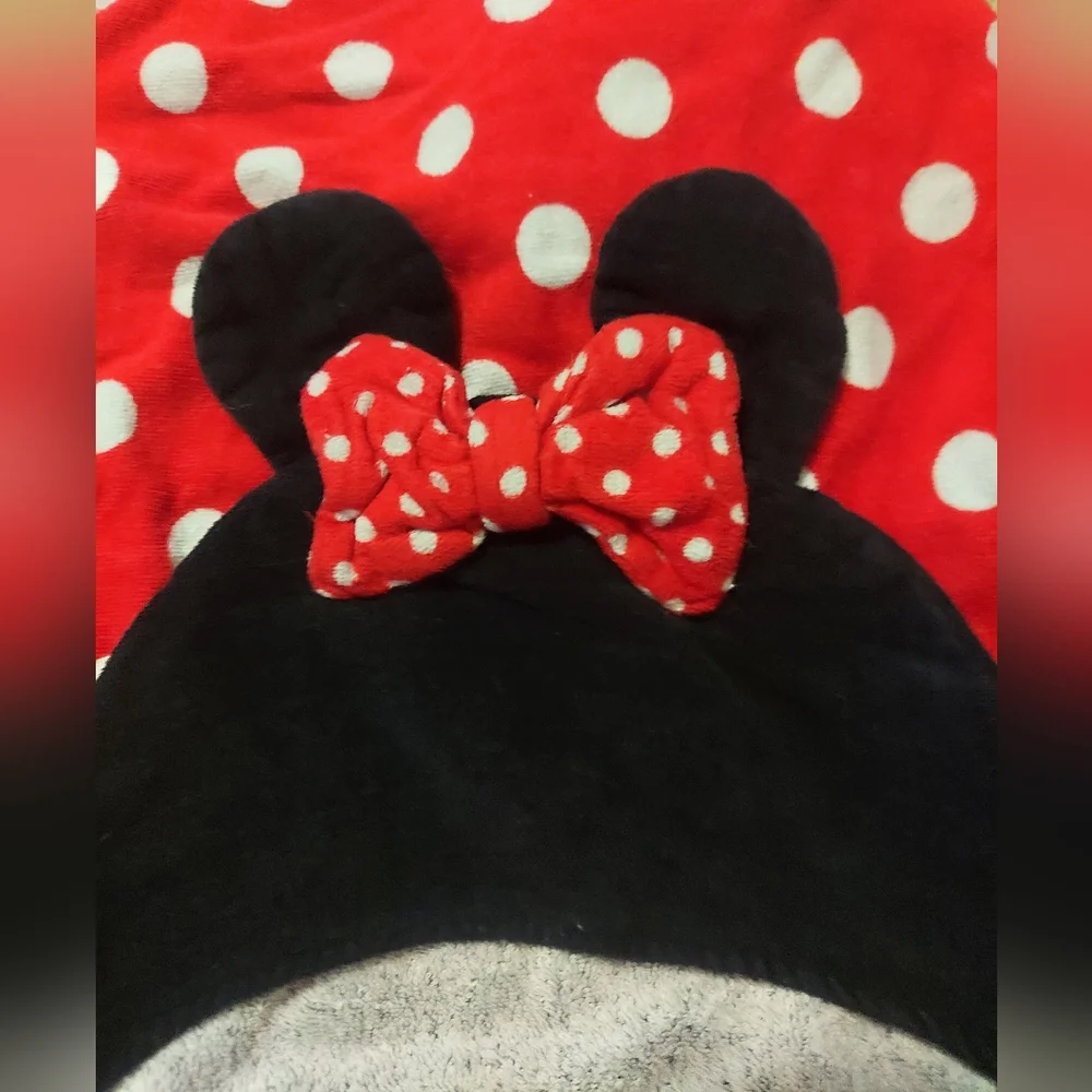 Set of 2 Minnie Mouse towels